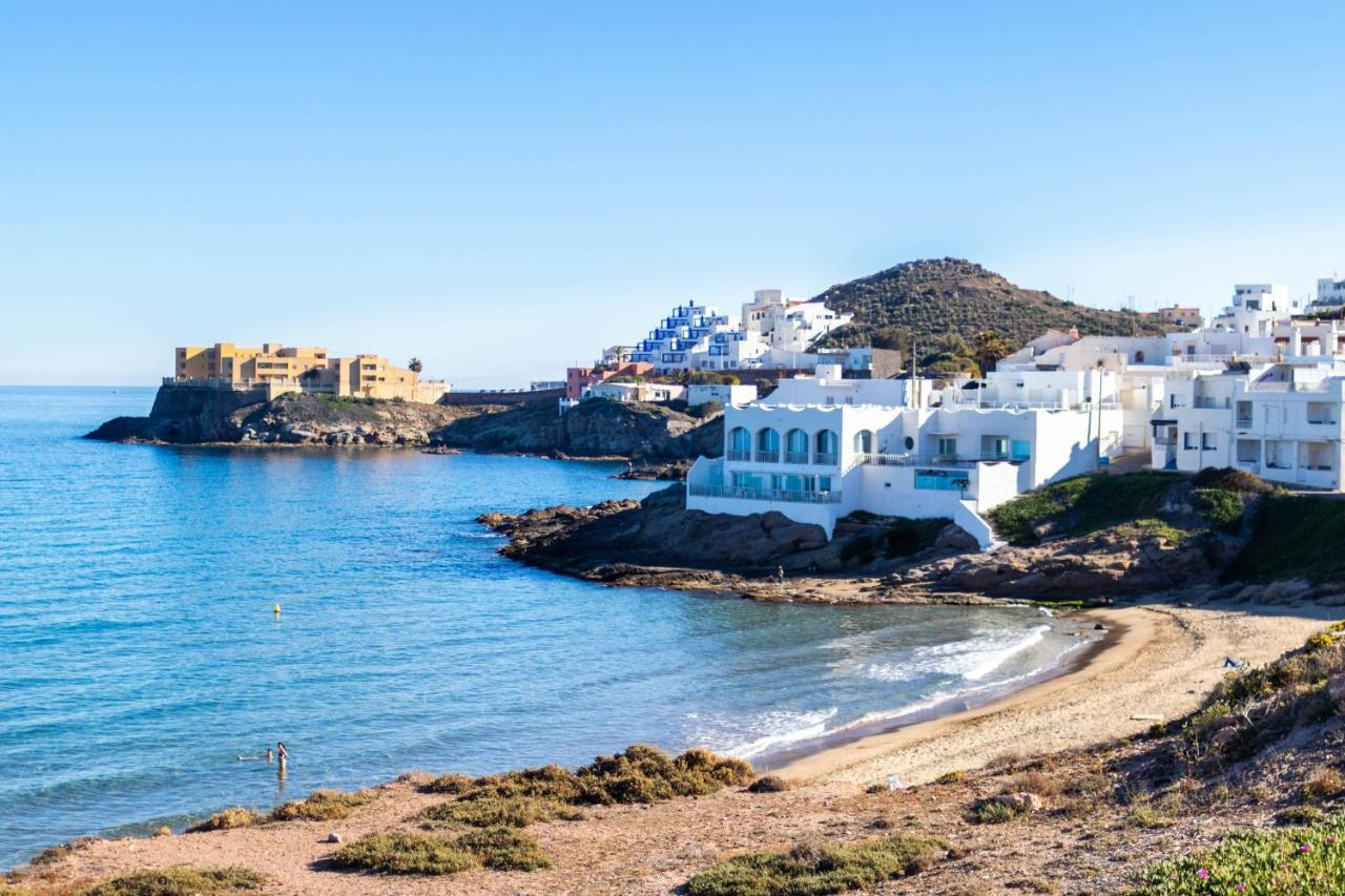 El Velero A 300M De La Playa Piscina Temporada Parking Y Wifi Villa San José Buitenkant foto
