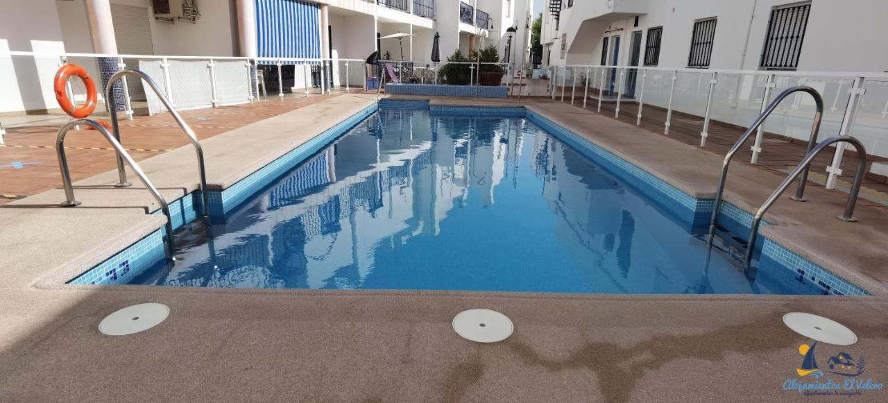 El Velero A 300M De La Playa Piscina Temporada Parking Y Wifi Villa San José Buitenkant foto