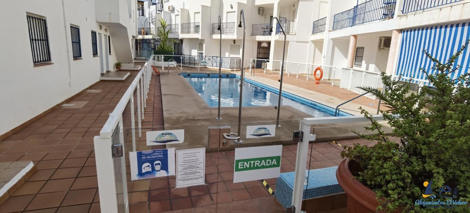 El Velero A 300M De La Playa Piscina Temporada Parking Y Wifi Villa San José Buitenkant foto